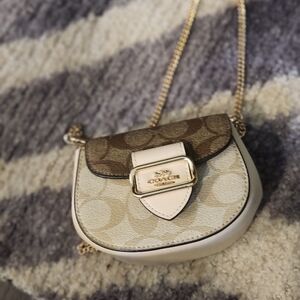 Coach card case crossbody